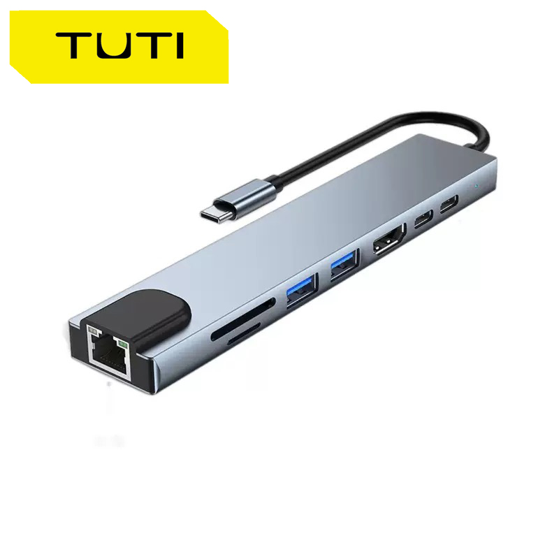 TUTI USB - C 8in1 concentrator