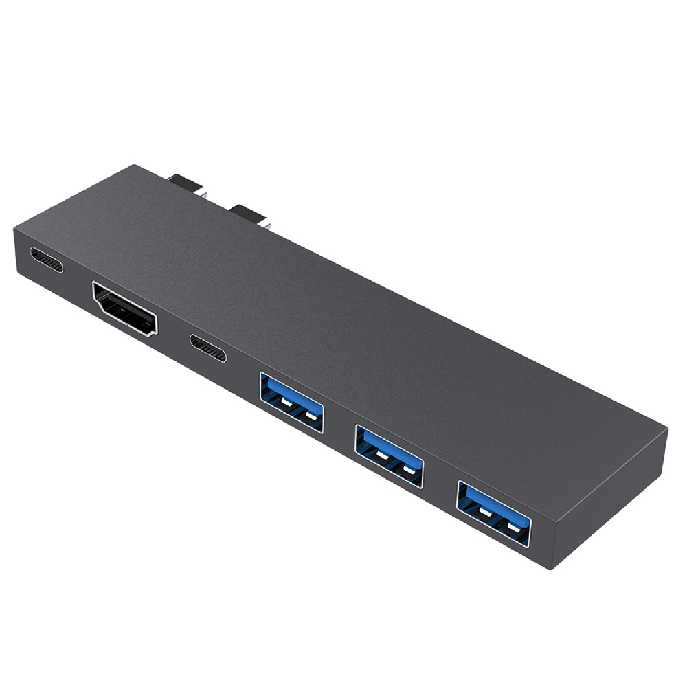 TUTI Dual-Port Type-C 6-in-1
