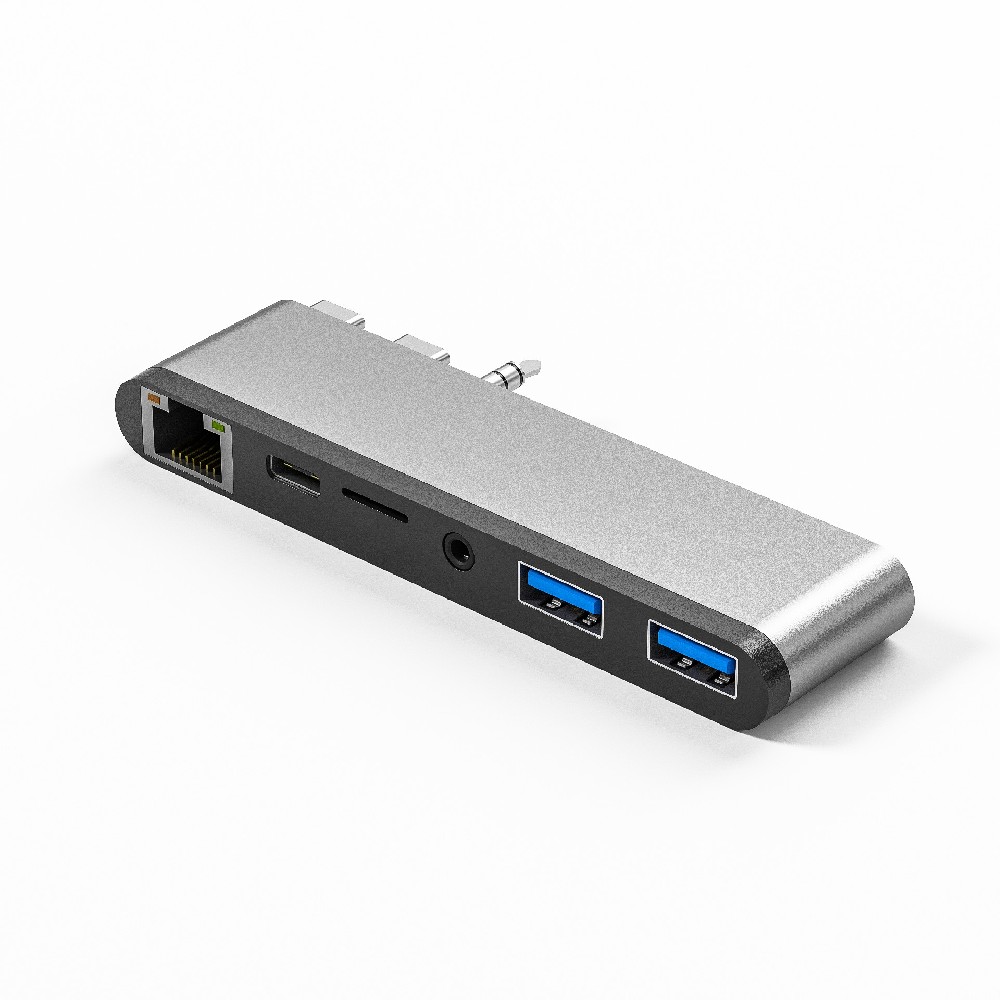 TUTI Dual-Port Type-C 6-in-1