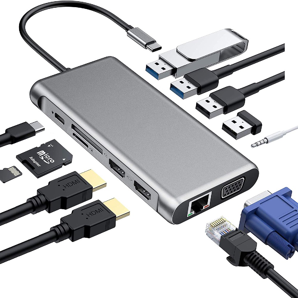 TUTI Ethernet Port 12-in-1 Dock