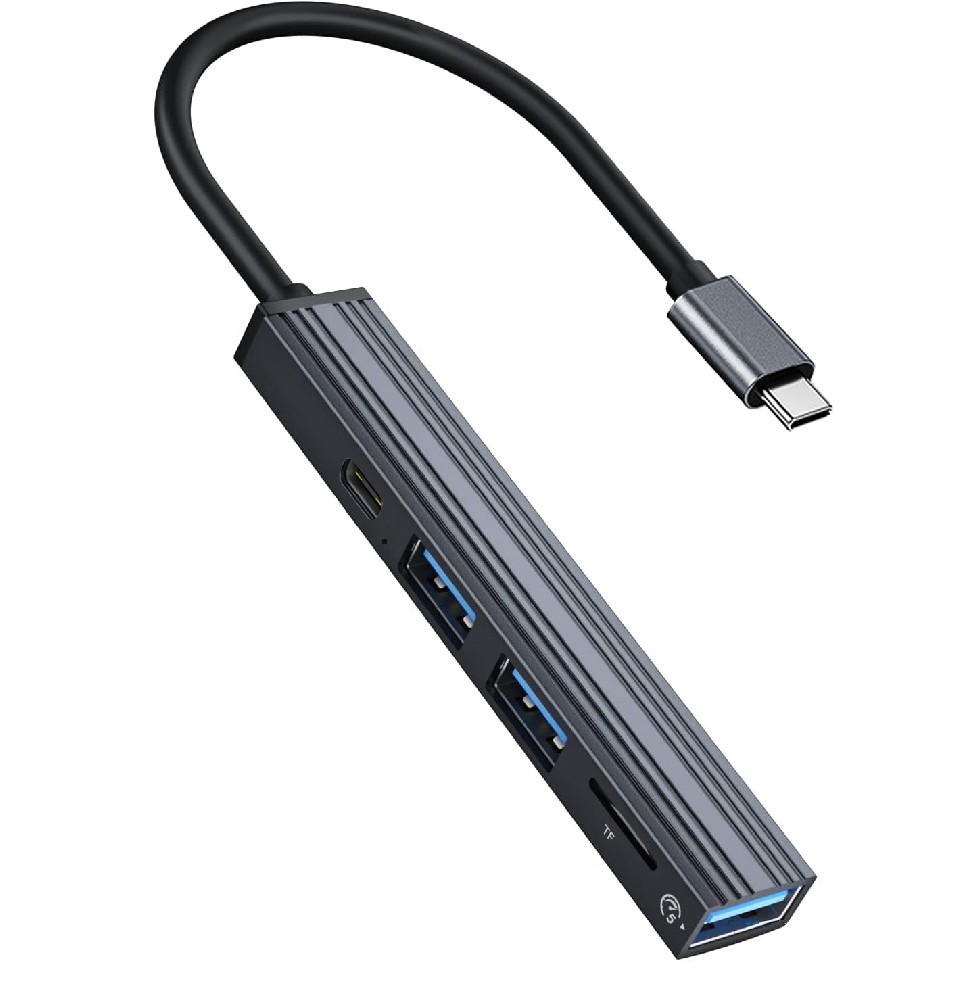 TUTI 5-in-1 Docking Station with TF Card Slot