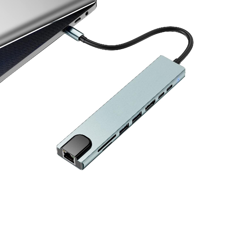 TUTI 8-in-1 Gigabit Ethernet Dock